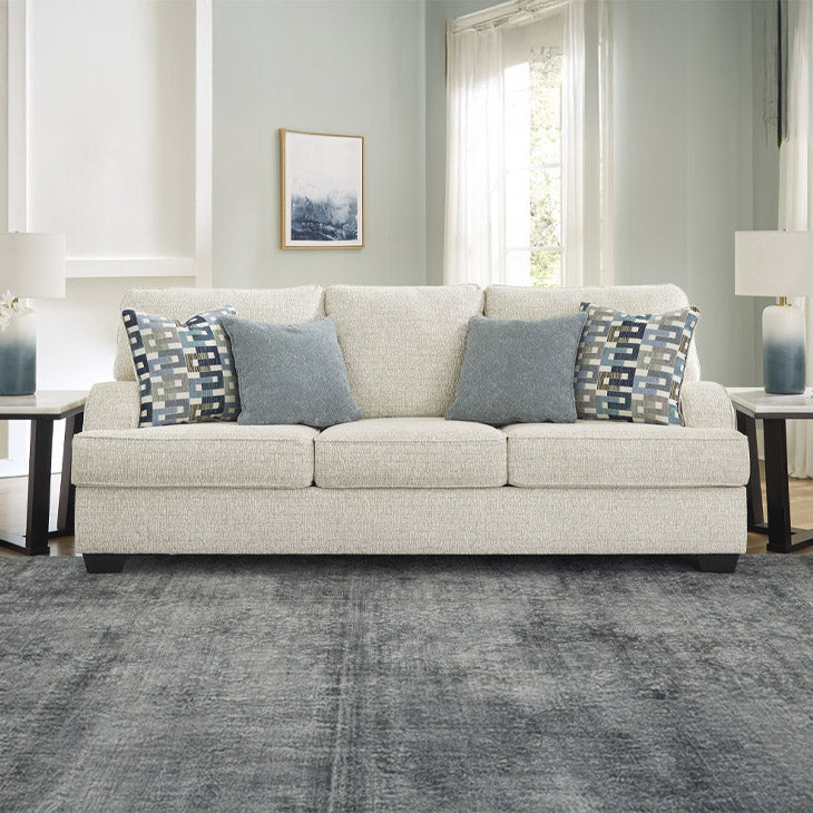 Contemporary Cream Queen Sofa Sleeper