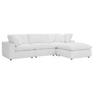 Overstuffed 4 Piece  Modular Sectional