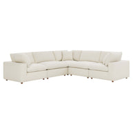 Overstuffed 5 PC Modular Sectional
