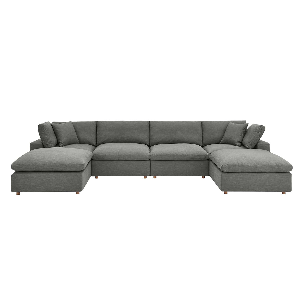 Overstuffed 6 PC Modular Sectional