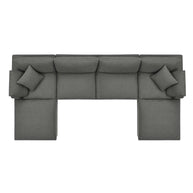 Overstuffed 6 PC Modular Sectional