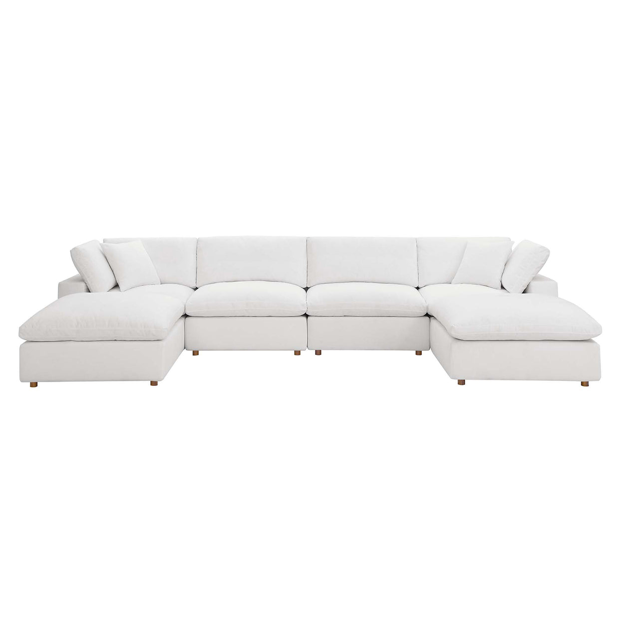 Overstuffed 6 PC Modular Sectional