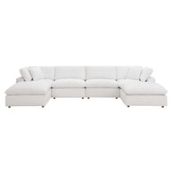 Overstuffed 6 PC Modular Sectional