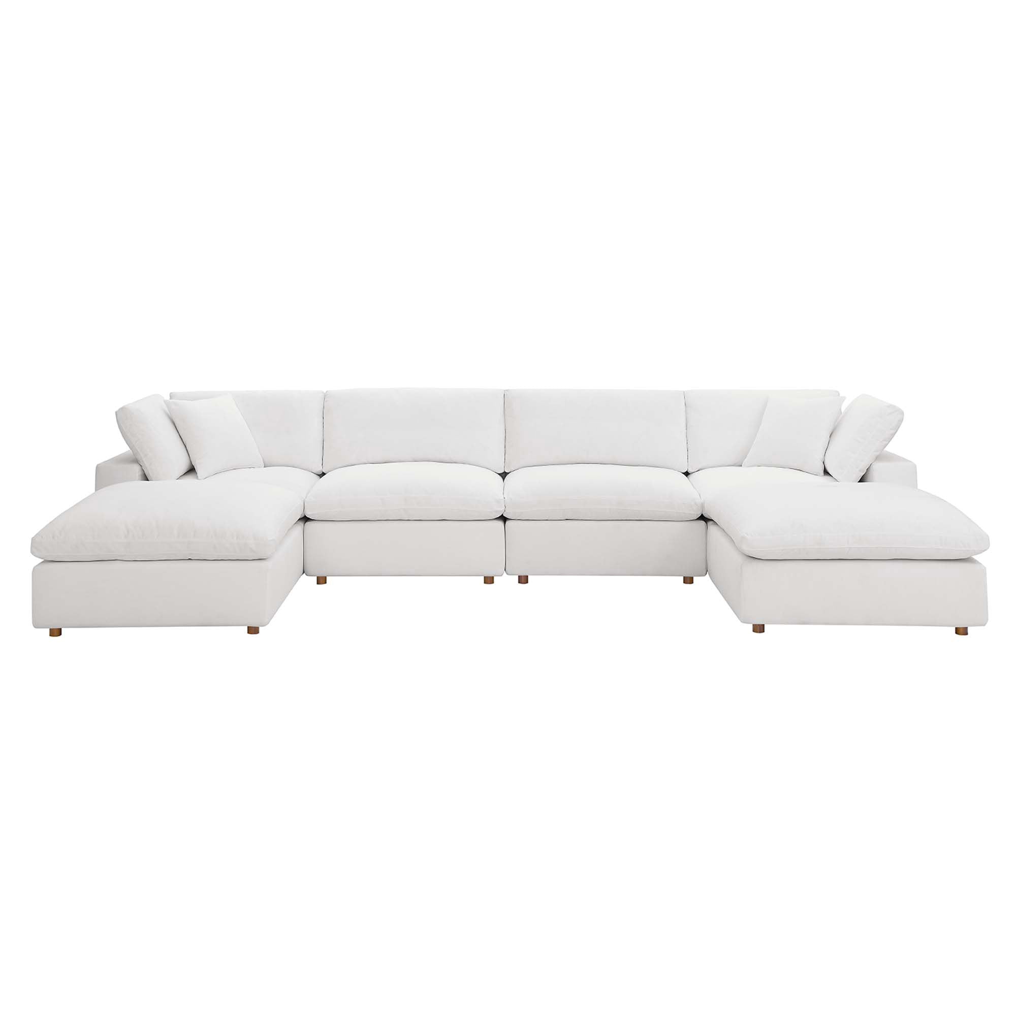 Overstuffed 6 PC Modular Sectional