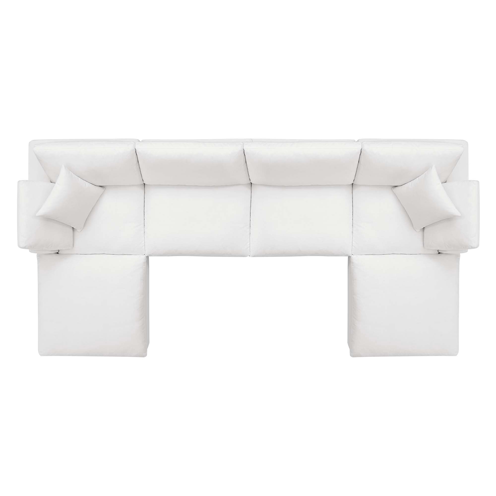 Overstuffed 6 PC Modular Sectional