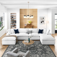 Overstuffed 6 PC Modular Sectional