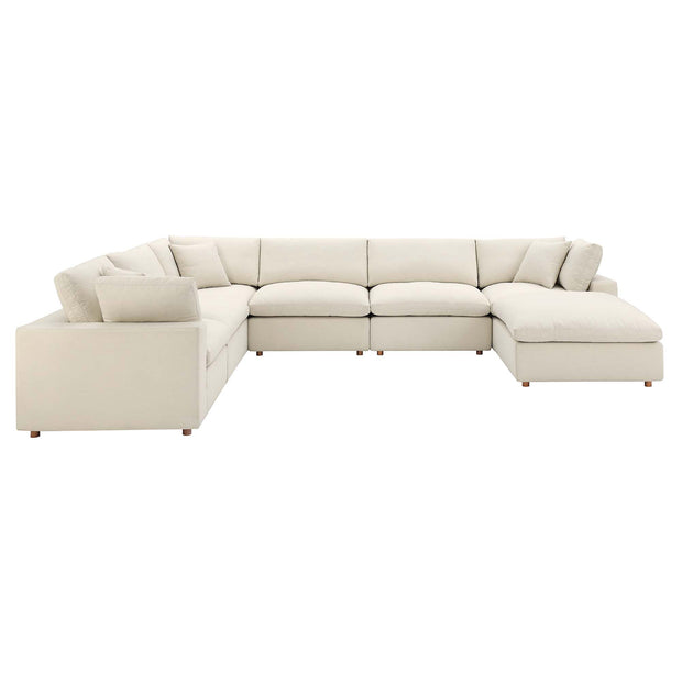 Overstuffed 7 PC Modular Sectional
