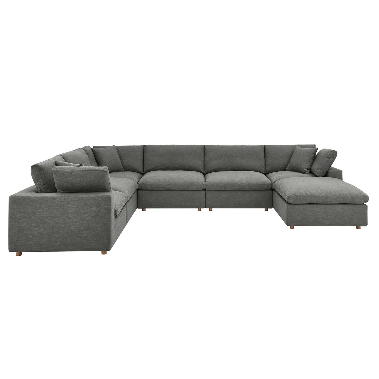 Overstuffed 7 PC Modular Sectional
