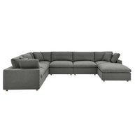 Overstuffed 7 PC Modular Sectional