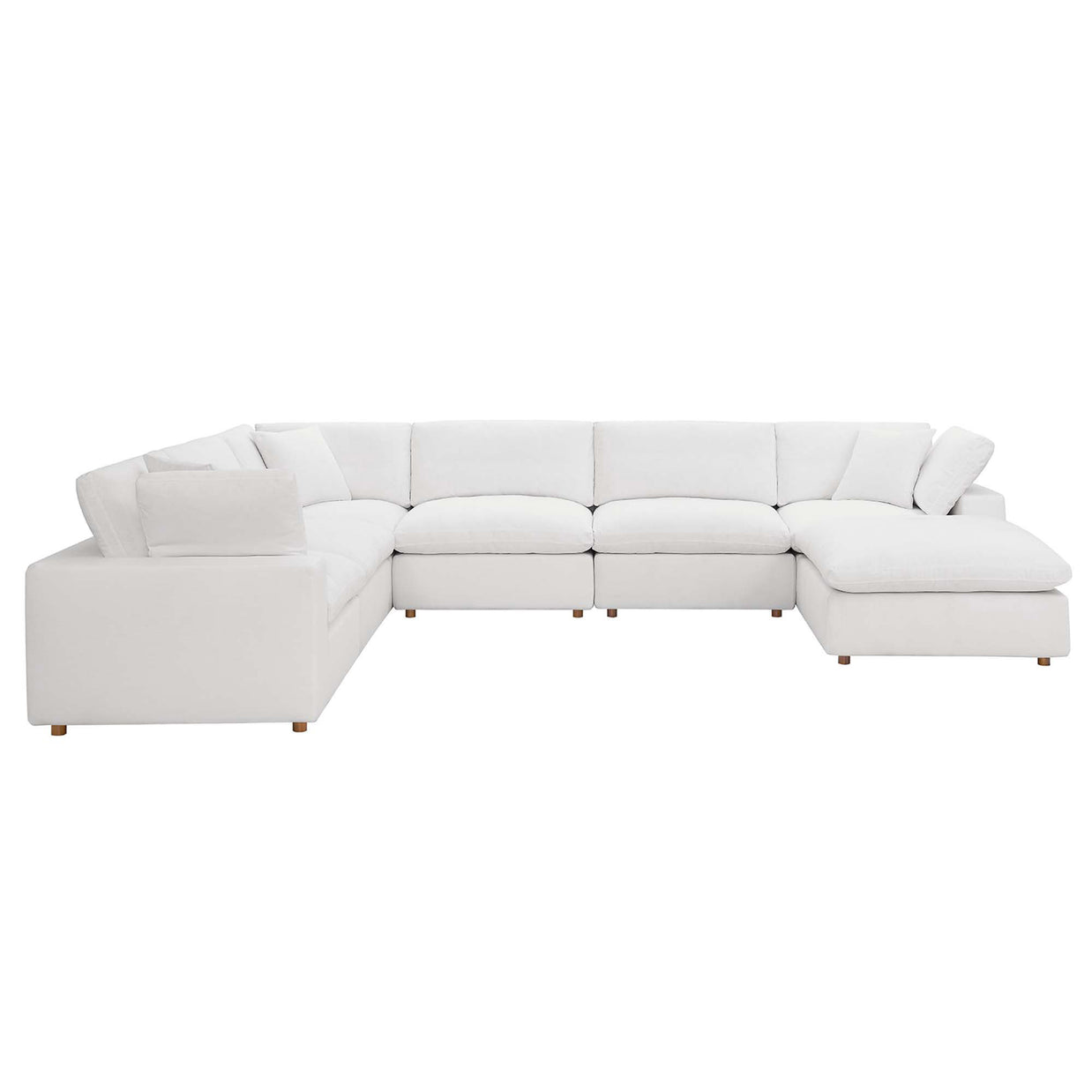 Overstuffed 7 PC Modular Sectional