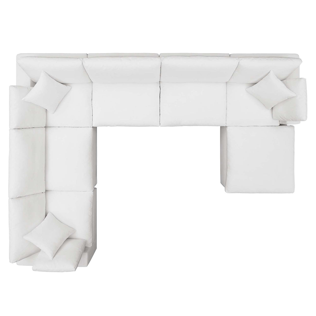 Overstuffed 7 PC Modular Sectional