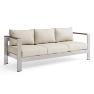 Contemporary Aluminum Outdoor Sofa