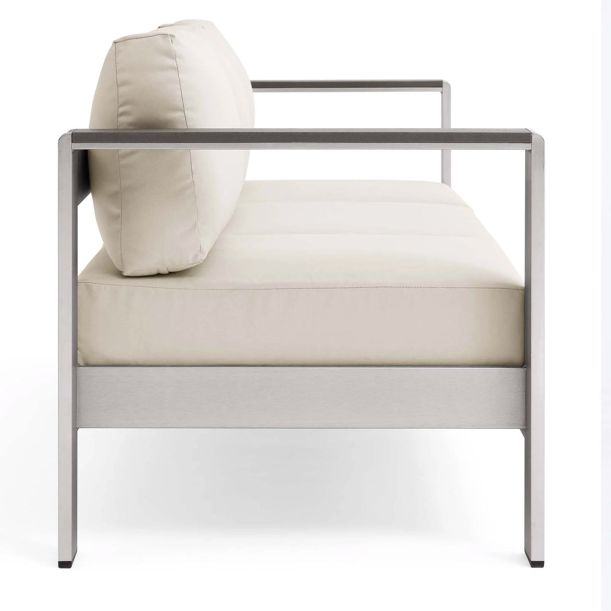 Contemporary Aluminum Outdoor Sofa