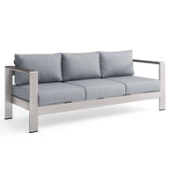 Contemporary Aluminum Outdoor Sofa