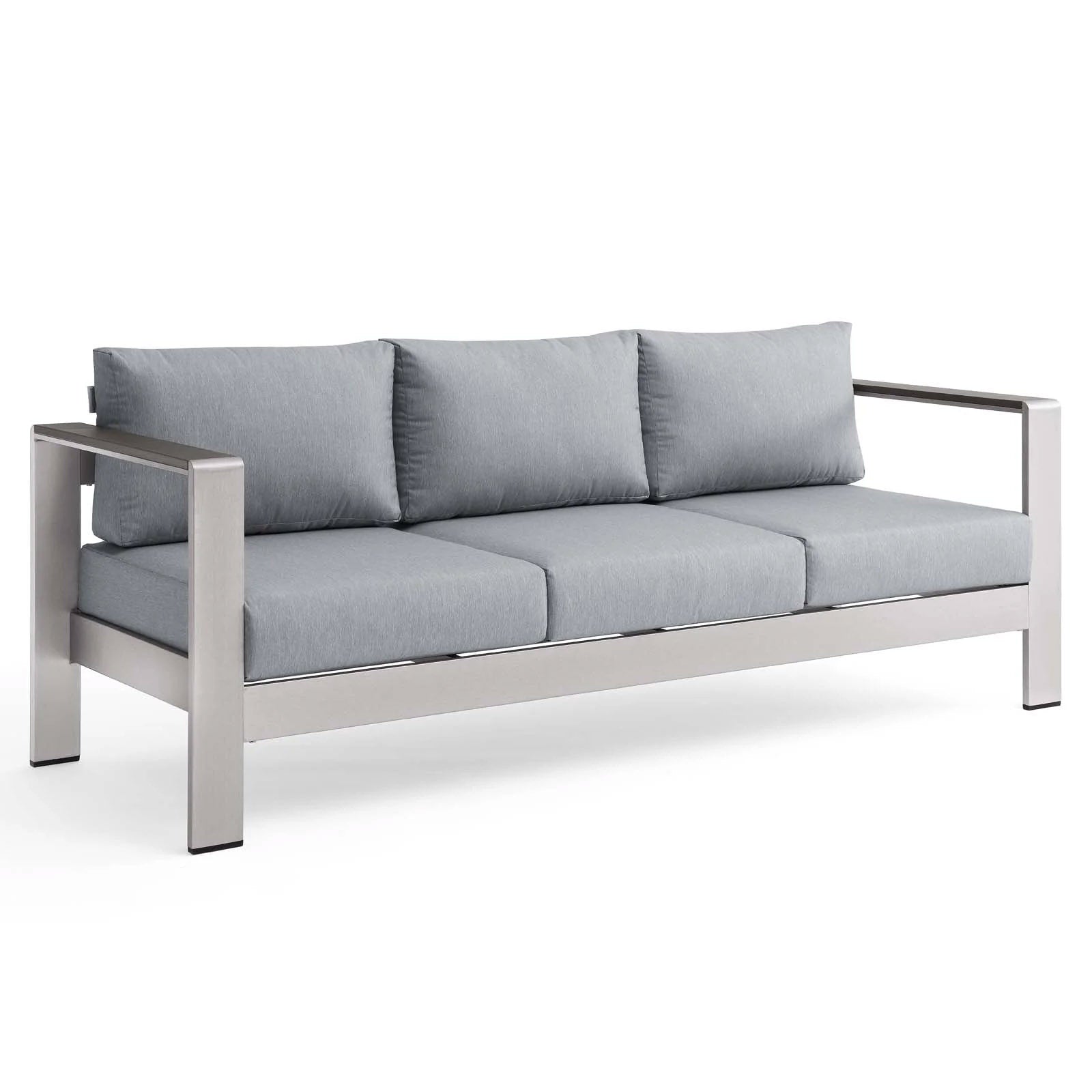 Contemporary Aluminum Outdoor Sofa