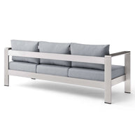Contemporary Aluminum Outdoor Sofa