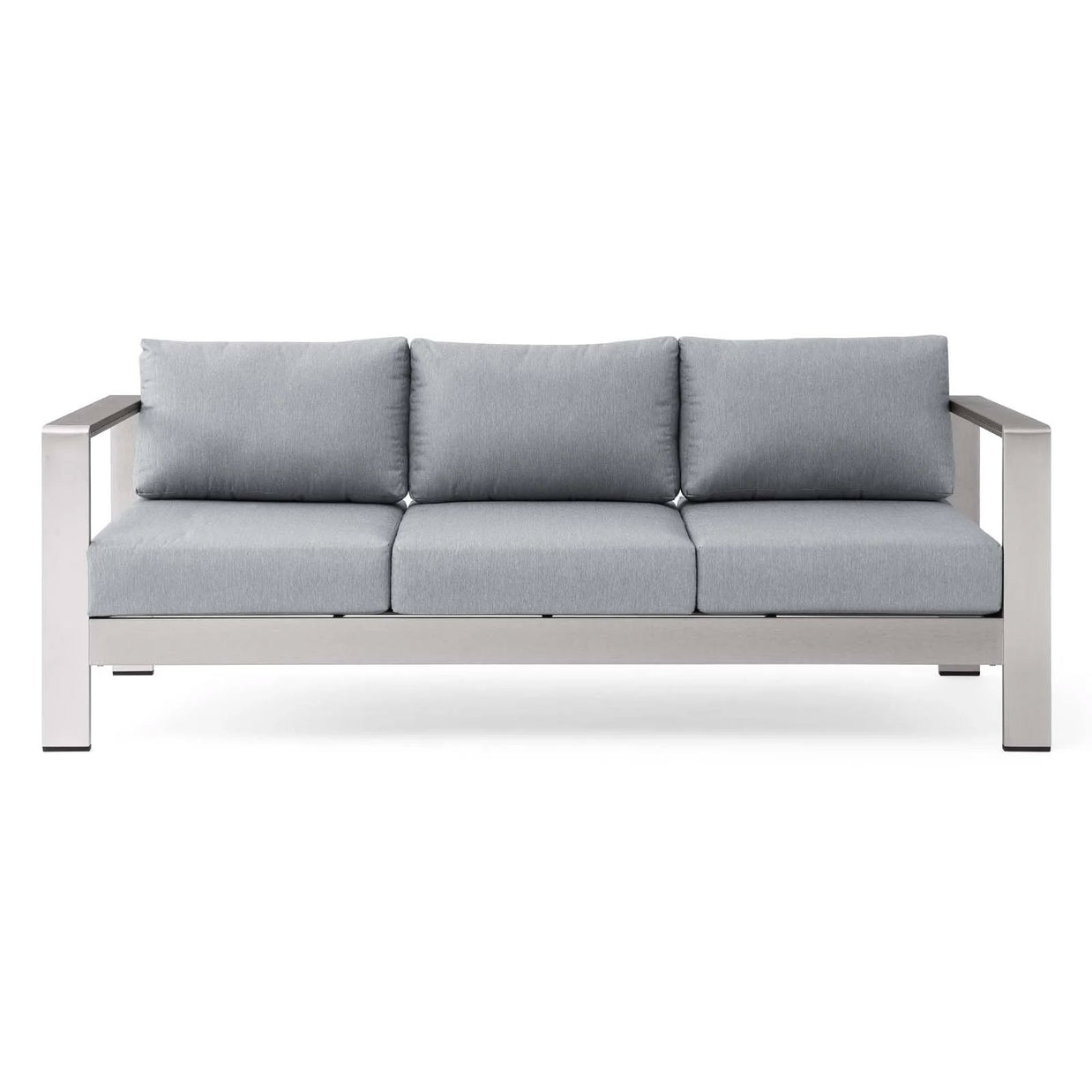 Contemporary Aluminum Outdoor Sofa