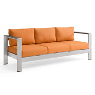 Contemporary Aluminum Outdoor Sofa