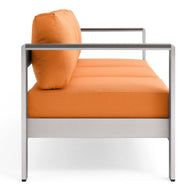 Contemporary Aluminum Outdoor Sofa