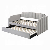 Gray Channel Tufted Daybed