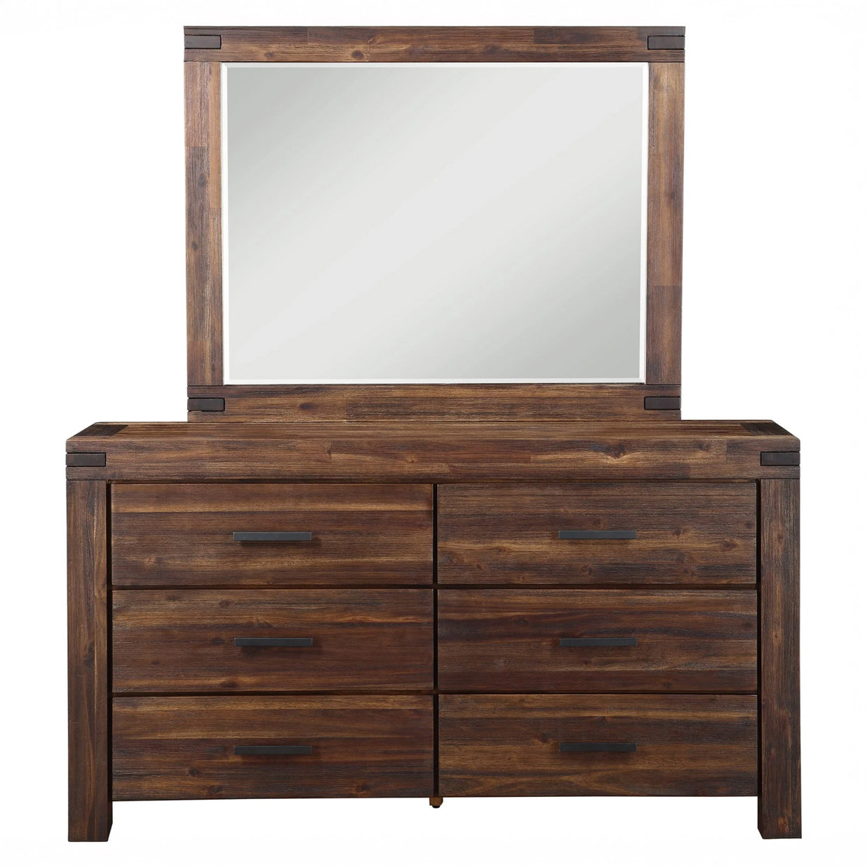 Brown solid Acasia wood Dresser