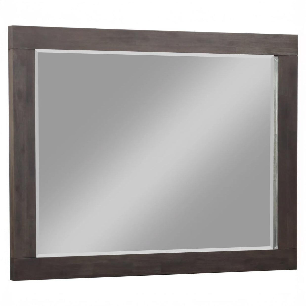 Basalt Gray Solid Acacia Dresser Mirror