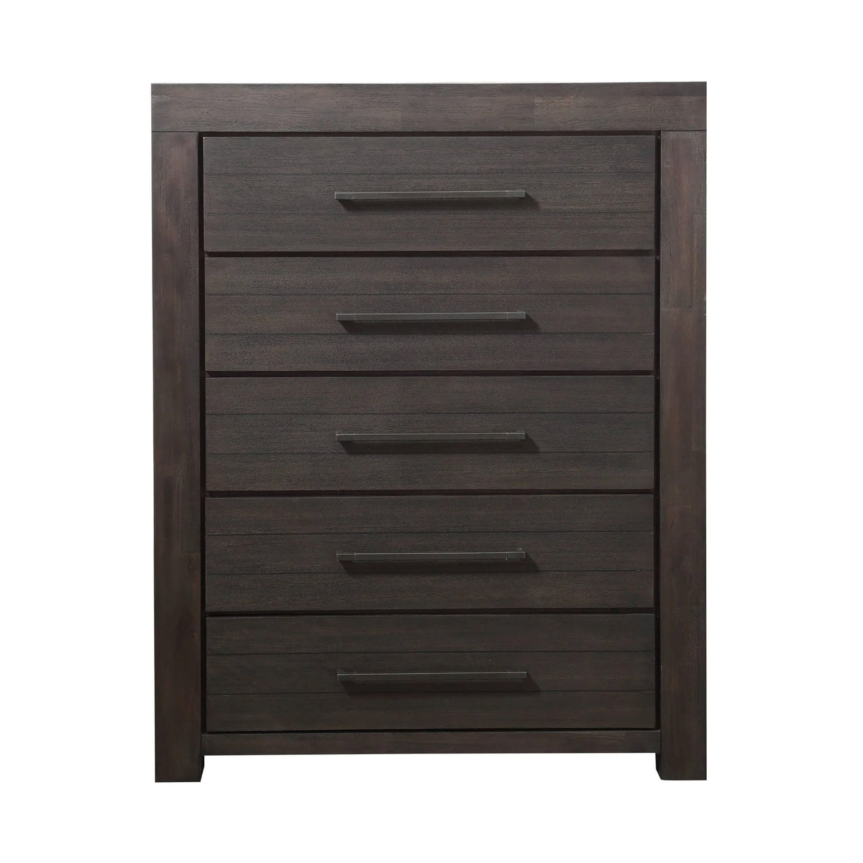 Basalt Gray Solid Acacia Chest of Drawers