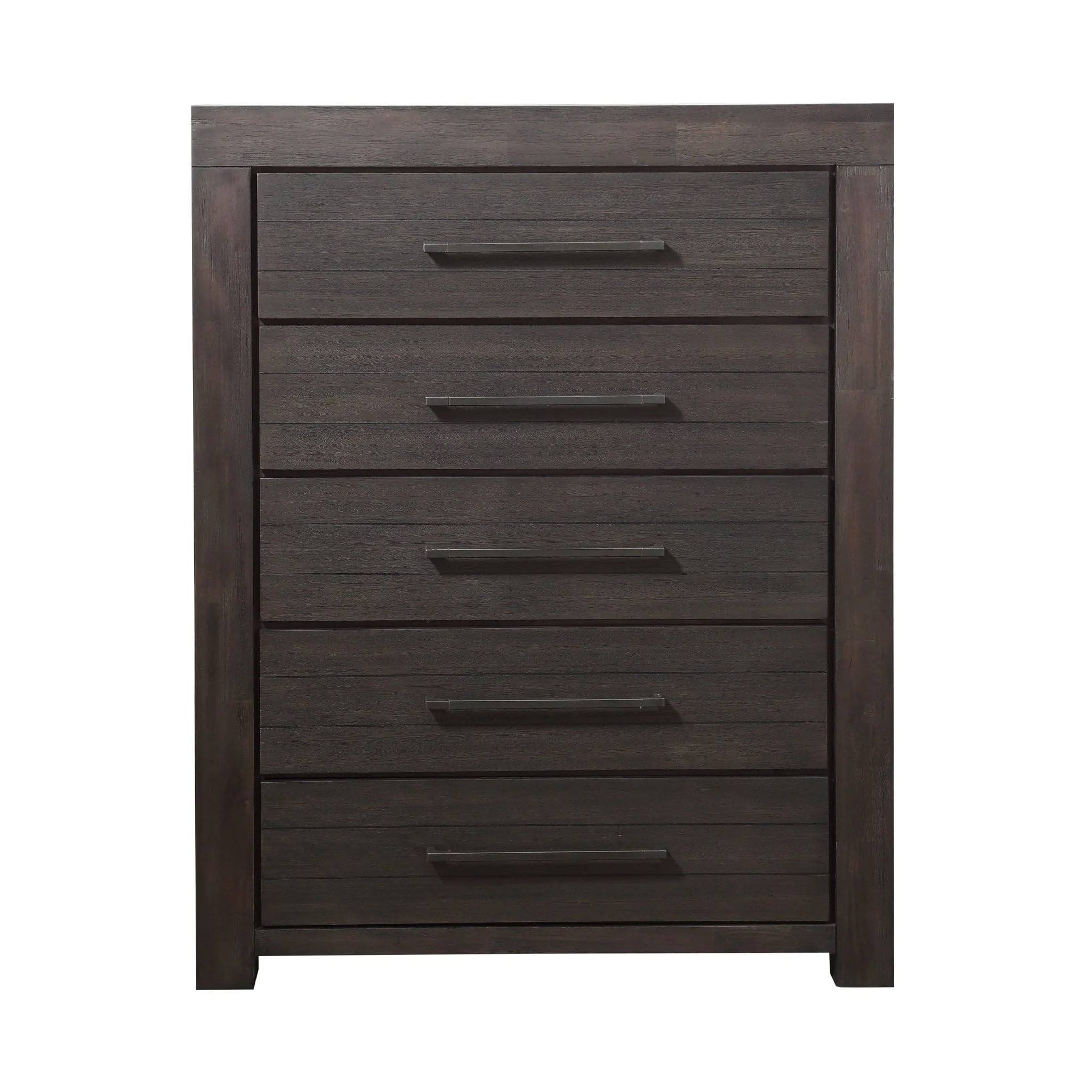Basalt Gray Solid Acacia Chest of Drawers