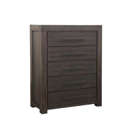 Basalt Gray Solid Acacia Chest of Drawers