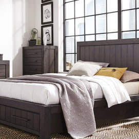 Basalt Gray Solid Acacia Chest of Drawers