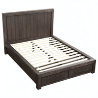 Storage Basalt Gray Solid Acacia 5 PC Bedroom Set
