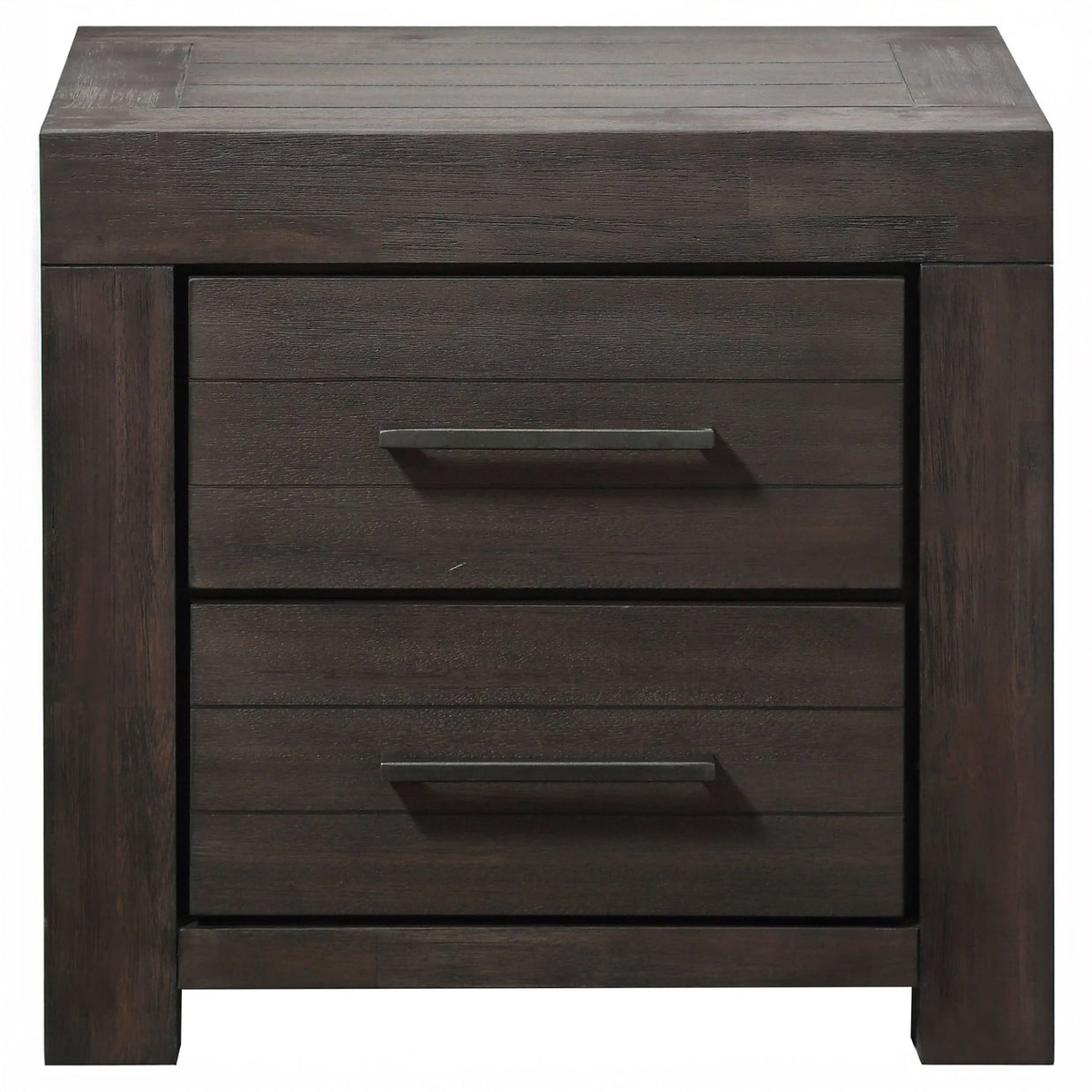 Storage Basalt Gray Solid Acacia 5 PC Bedroom Set