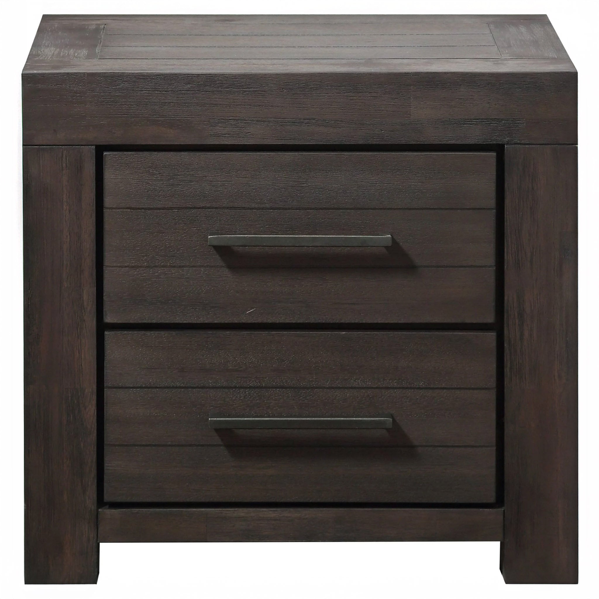 Storage Basalt Gray Solid Acacia 5 PC Bedroom Set