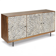 Geometric Accent Cabinet