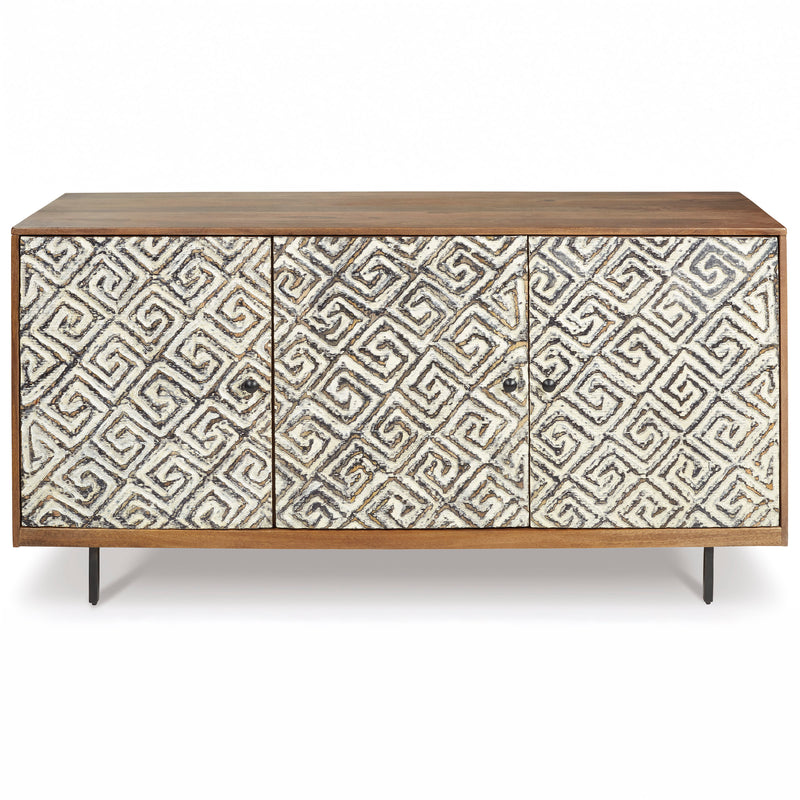 Geometric Accent Cabinet