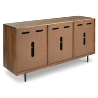 Geometric Accent Cabinet