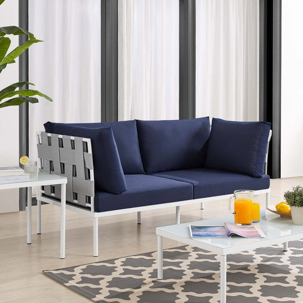 Sunbrella Outdoor Aluminum Loveseat