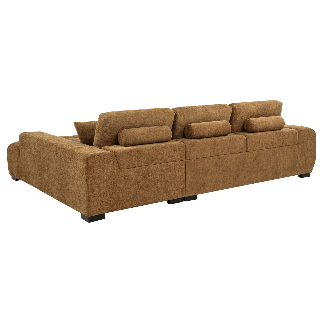 Modern Right-Facing Chaise Sectional Sofa in Upholstered Fabric | Exclusive Online Item
