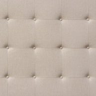 Low-Profile Button Tufted Bedframe
