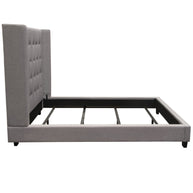 Low-Profile Button Tufted Bedframe