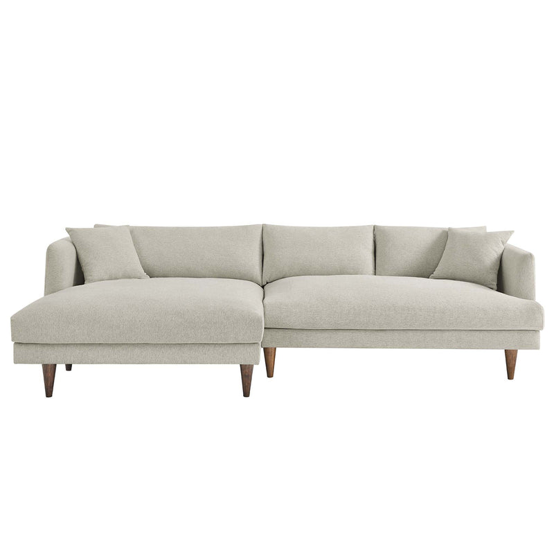 Modern Upholstered Chaise Sectional