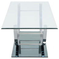 U-Shaped Chrome Coffee Table
