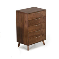 Walnut Mid-Century Chest of Drawers