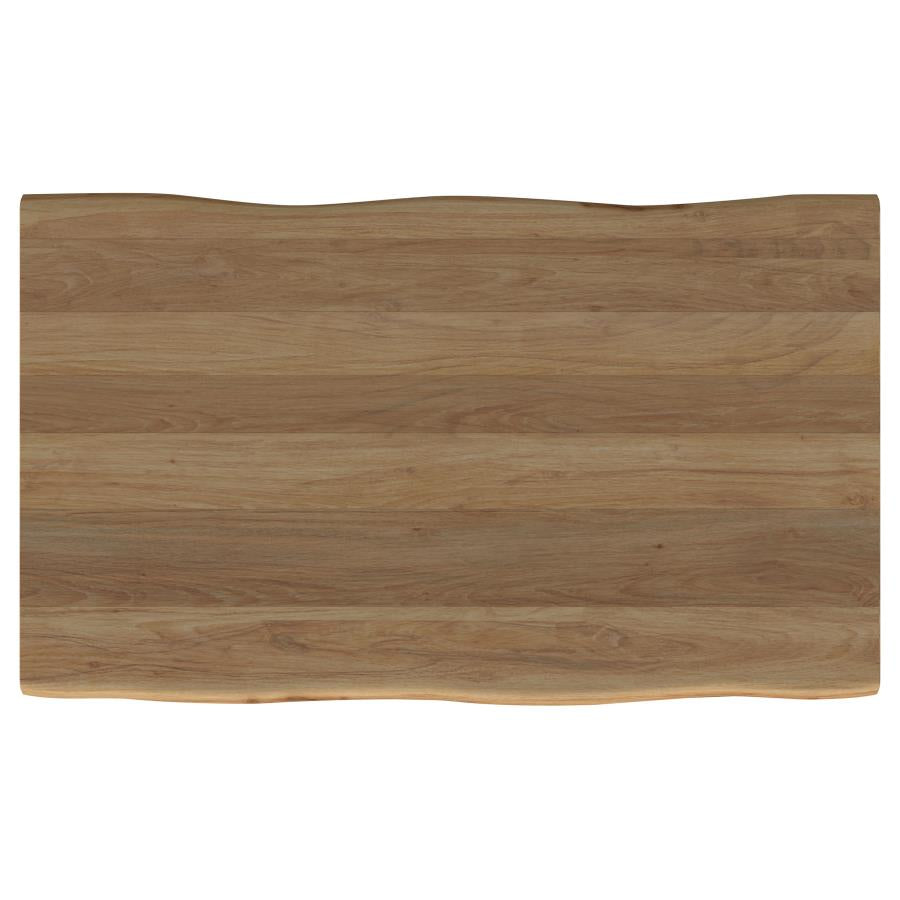 Natural Industrial Mid-Century Coffee Table