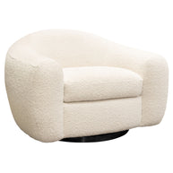 Contemporary Textured Swivel Accent Chair