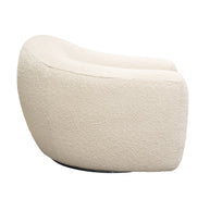 Contemporary Textured Swivel Accent Chair