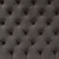 Gray Upholstered Button Tufted Velvet Bed