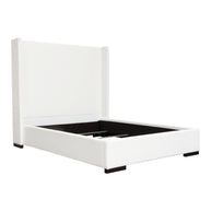 Contemporary White Linen Bedframe