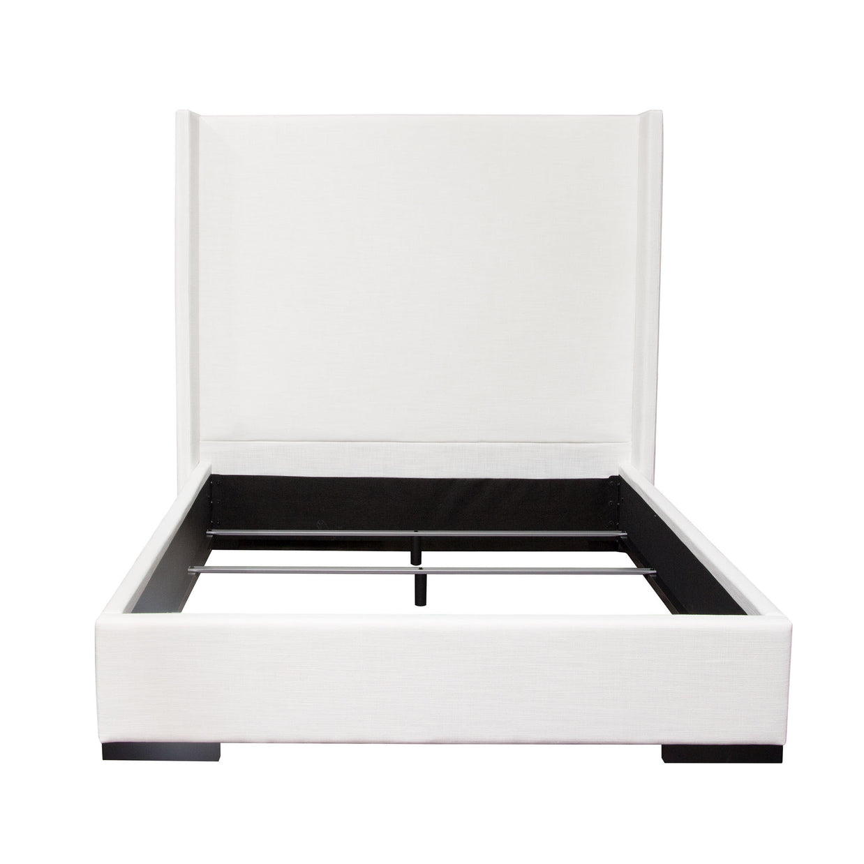 Contemporary White Linen Bedframe