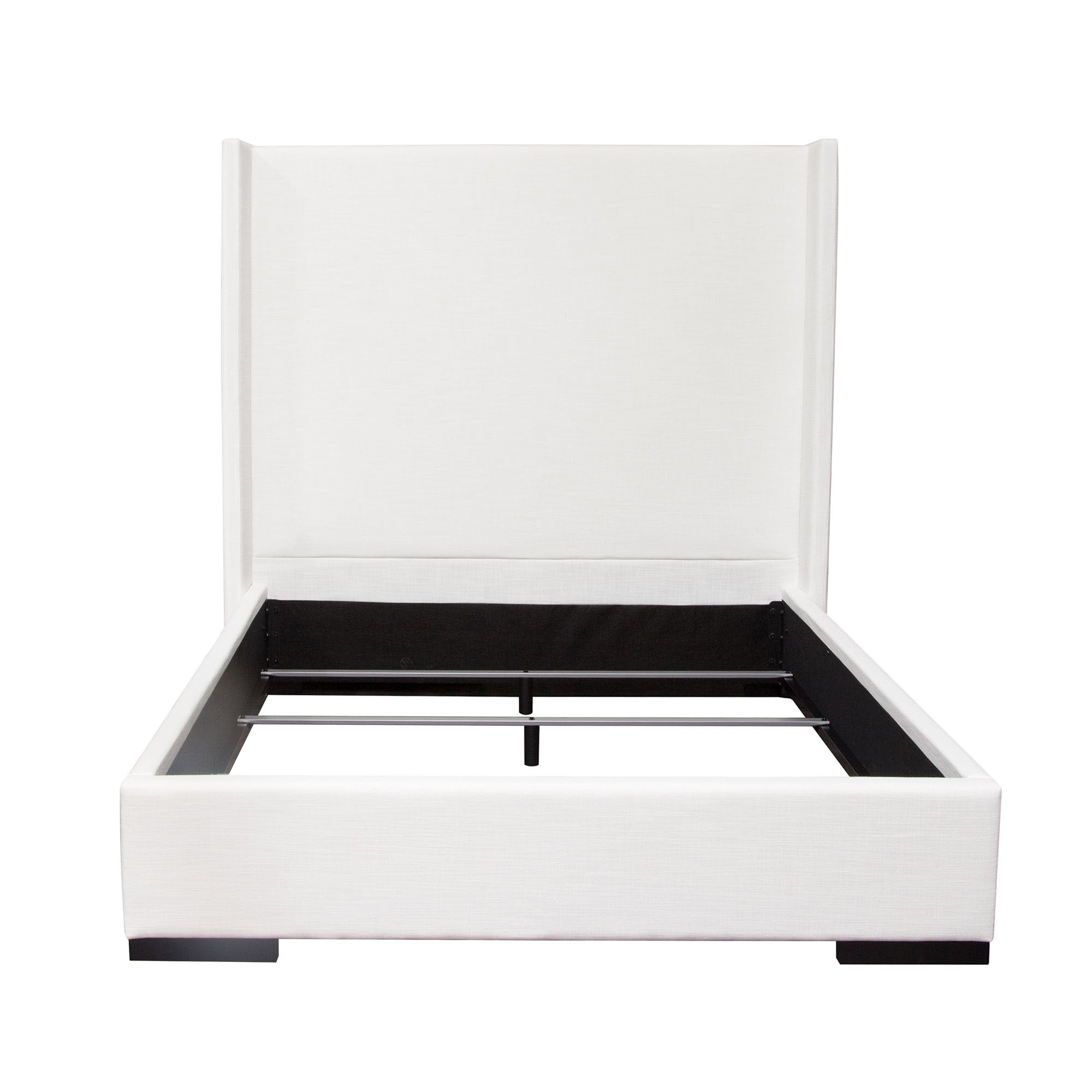 Contemporary White Linen Bedframe